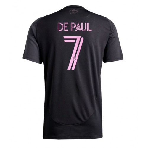 Maglia Calcio Inter Miami Rodrigo De Paul #7 Seconda Divisa 2025-26 Manica Corta